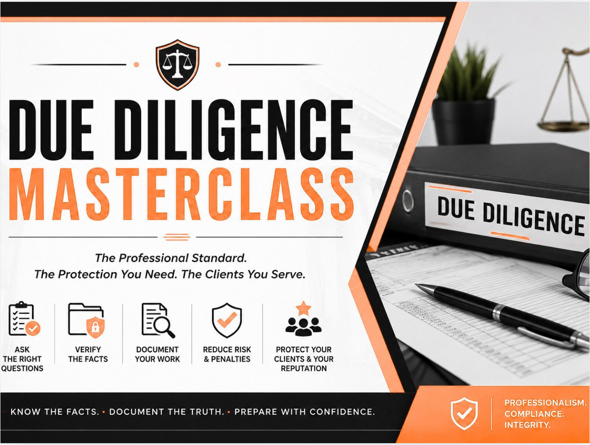 Due Diligence Training