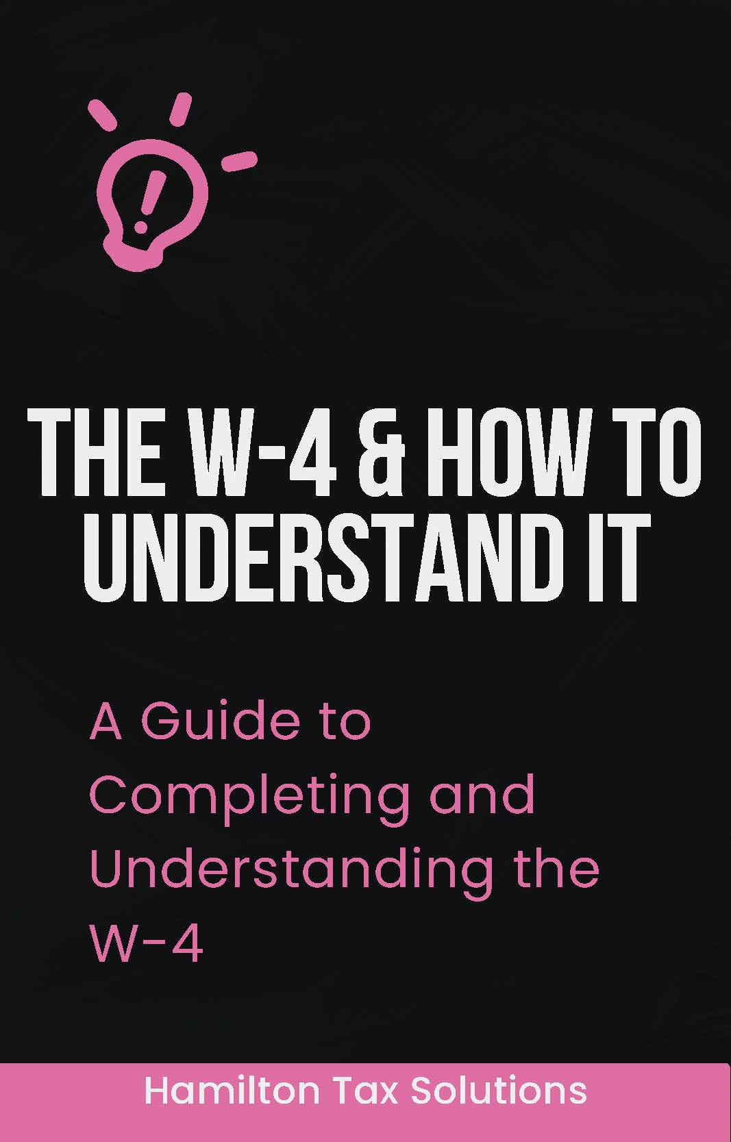 Grasping the W-4 E-Book